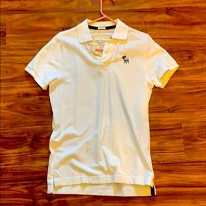 Collar T shirt - white